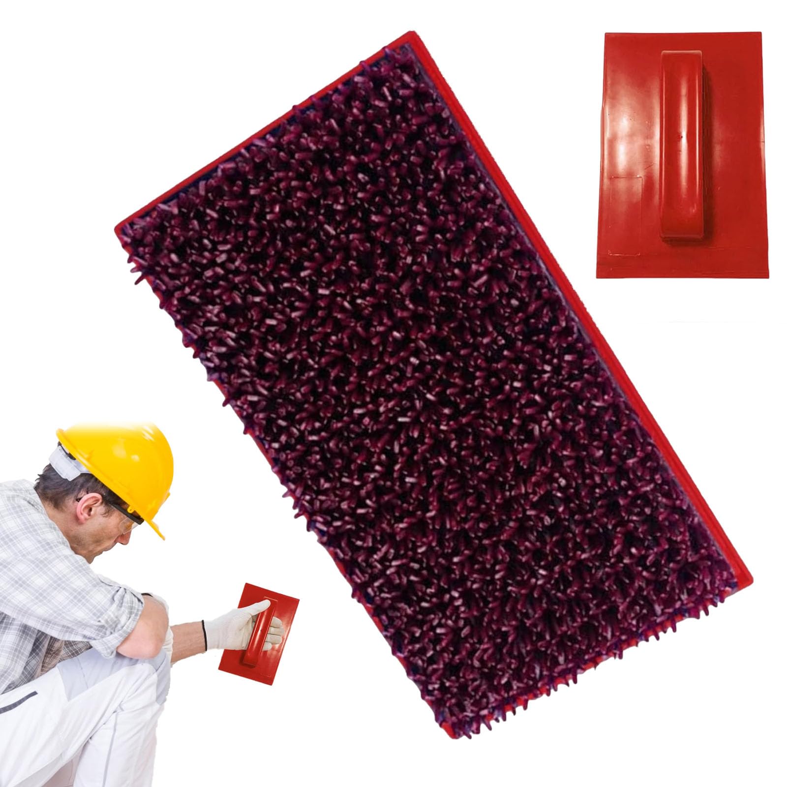 Stipple Brush, Drywall & Ceiling Finishing Texture Tool, Professional Stippling Hand Tool for Wall Texturing, Durable Rectangular Design