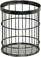 Vista 16 de G.E.T. 4-34418 Cesta Ovalada de 12" x 8.5", Clipper Mill de 2", Hierro Recubierto de POLIETILENO