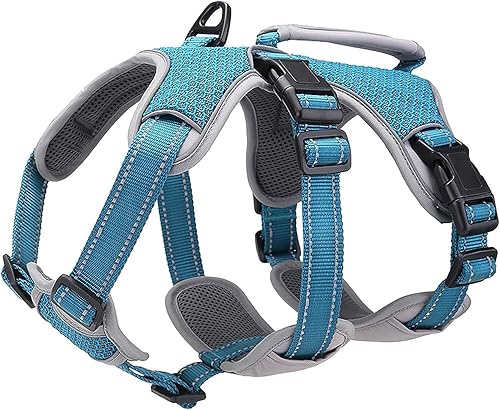BELPRO Multi-Use Support Dog Harness, Escape Proof No Pull Reflective