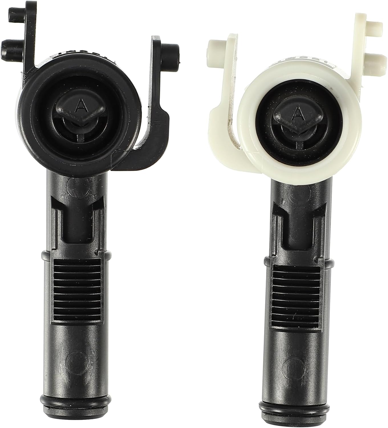 uxcell 1 Pair Front Left Right Headlight Washer Nozzle Replacement Headlamp Cleaner