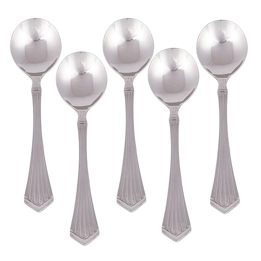 Buy Kishco Symphony Stainless Steel Dessert Soup Spoon Set Pack of 6