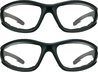 Bikershades Motorcycle Bifocal Sunglass Reader Safety Protective Goggles w/Foam Padding Men Women Z87 Fit Large Head Sizes