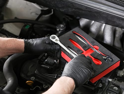 Miniatura 5 de ARES 42068-14-Inch Drive Trinquete de 120 dientes  Arco oscilante de 3 grados  Mecanismo de trinquete reversible  Mango ergonómico y estructura de