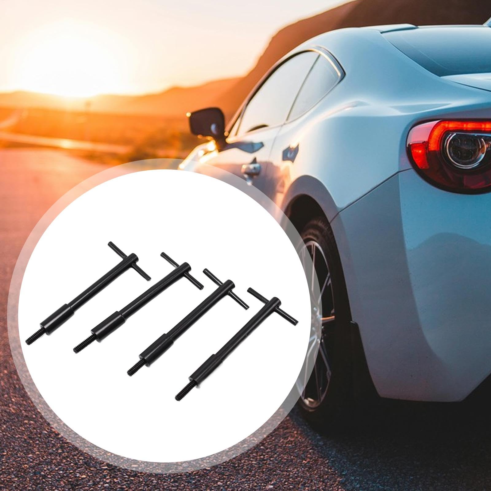 F Fityle 4X Reemplazo de Tapa de válvula de Barra en T Reparación de Accesorios de aleación de Aluminio Actualización de Pernos de Tapa de válvula de Motor de