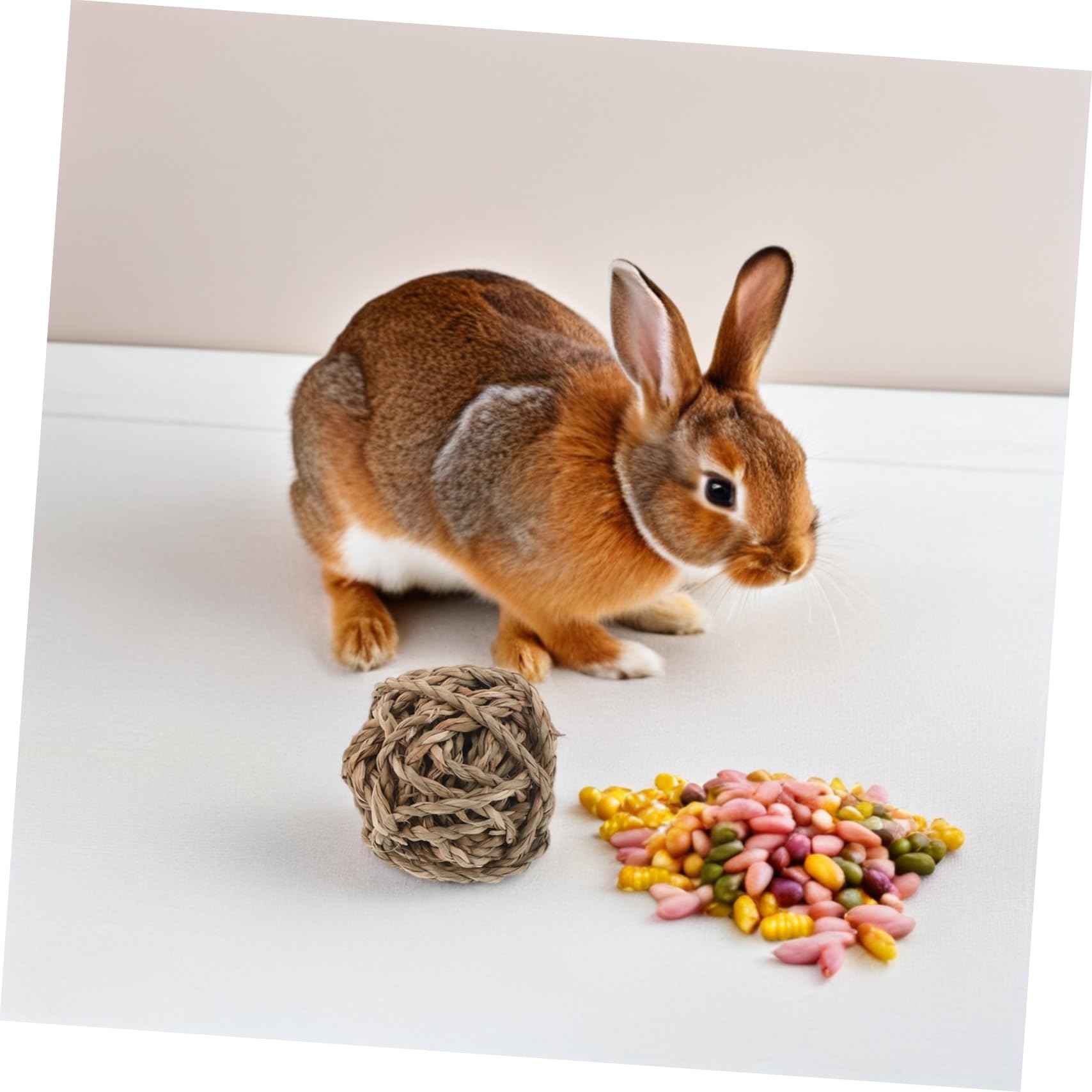 20stücke Natürliche Rattan-kaubälle Handgewebtes Spielzeug Für Kleine Haustiere Wie Hamster Und Chinchillas Fördert Maulgesundheit Und Bietet Beschäftigung Im Innen Und