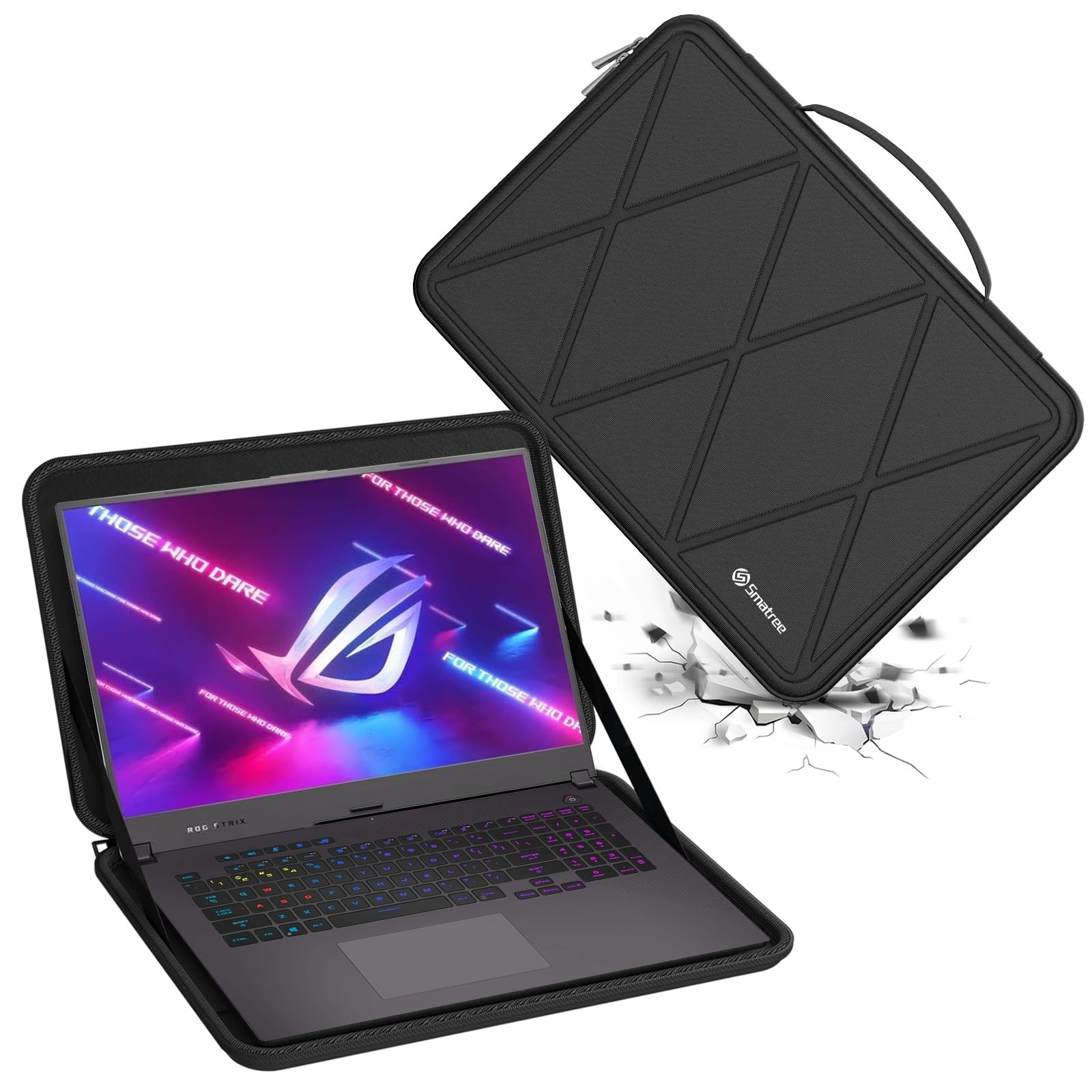 Smatree Funda rígida de EVA para 13, 4 Pulgadas ASUS ROG Flow X13 2023/2022/2021 Resistente al Agua Fina Funda Bolsa para portátil (X8031T)