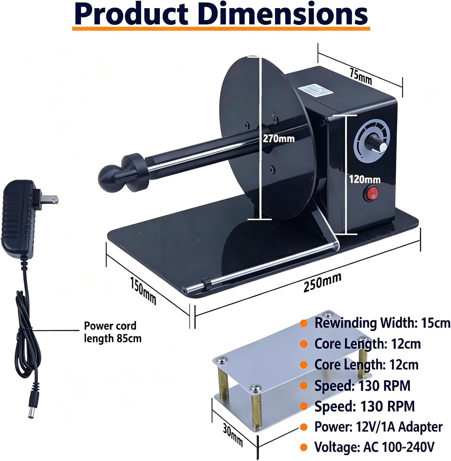 Automatic Label Rewinder Machine Industrial Label Winding Machine