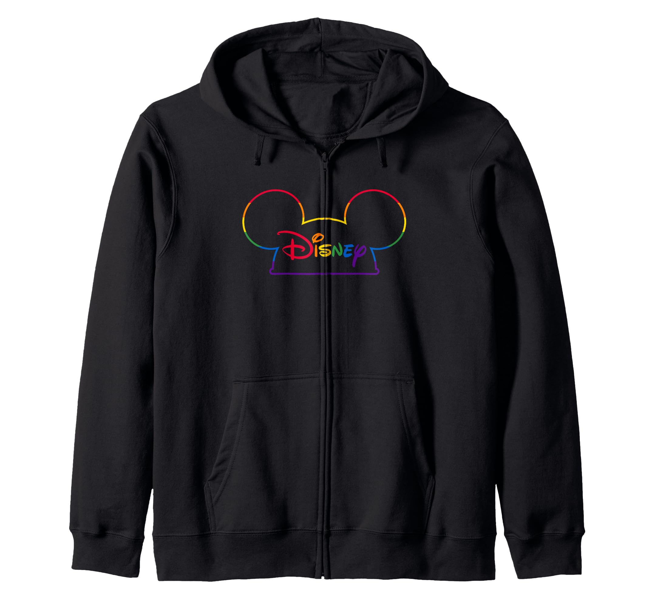 Sweat Mickey Mouse Pride Outline veste à capuche zippée coton