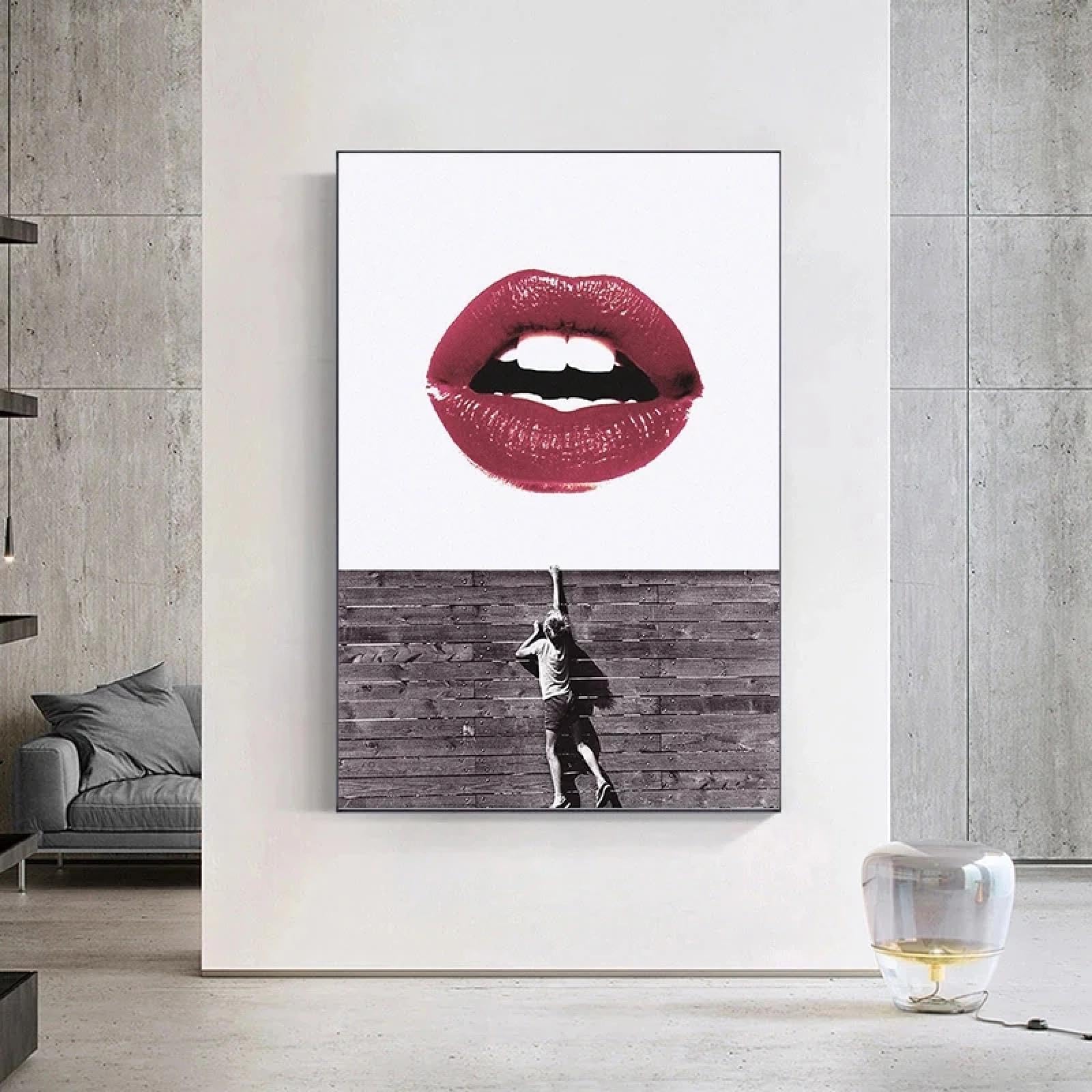 XINBAO Póster de arte callejero con diseño de balón de fútbol, pintura en lienzo motivacional, impresión de balón de fútbol, decoración de pared para habitación deportiva, 50 x 100 cm, sin marco