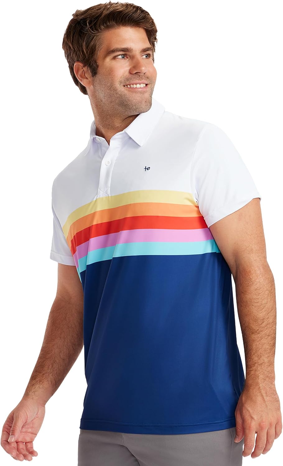 Tipsy Elves Men's Performance Golf Polo Shirt - Funny Novelty Golf Gift image 3