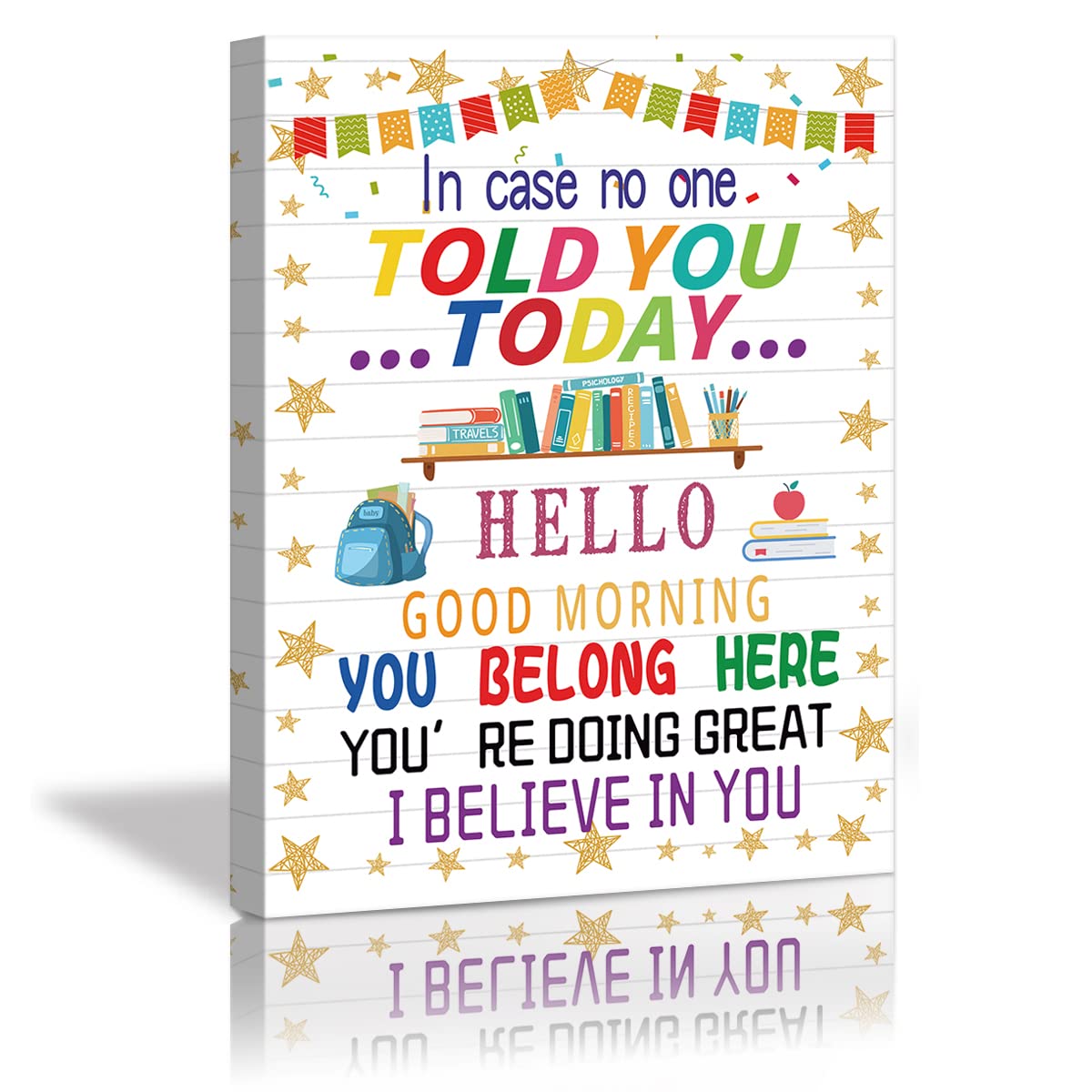 Buy KAIRNE Positive Affirmations Wall Decor,Educational classroom ,Kids