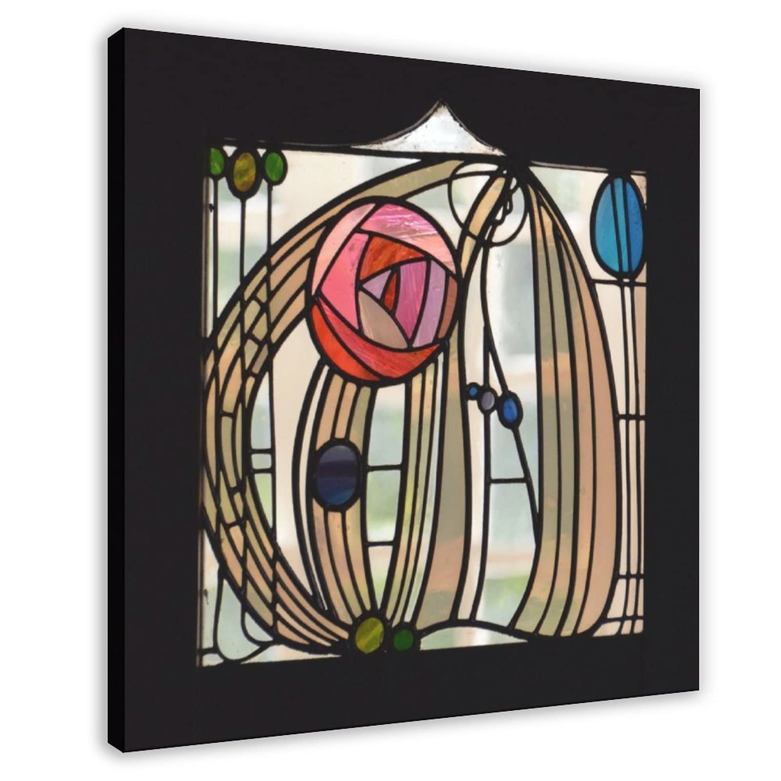 FUKITT Charles Rennie Mackintosh Art Poster (9) Canvas Poster Bedroom Decor Sports Landscape Office Room Decor Gift Frame-style 16x16inch(40x40cm)