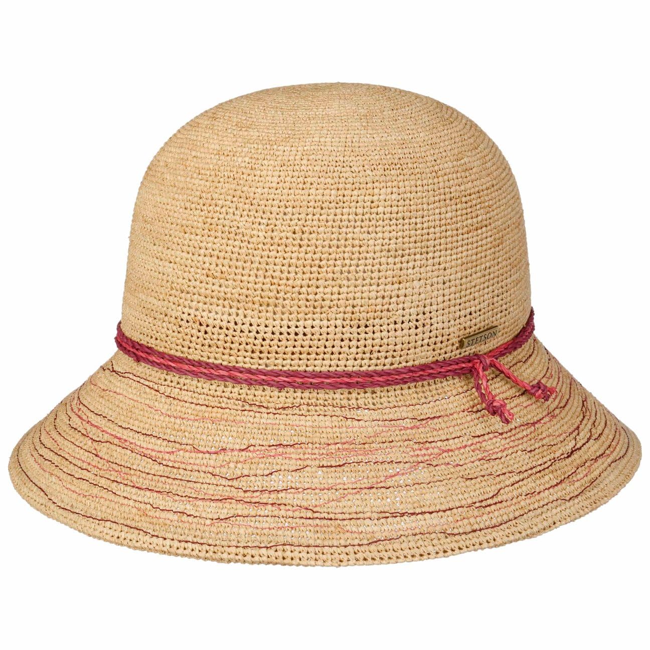 STETSON Mivella Crochet Cloche kapelusz slomkowy damski Wiosna Lato