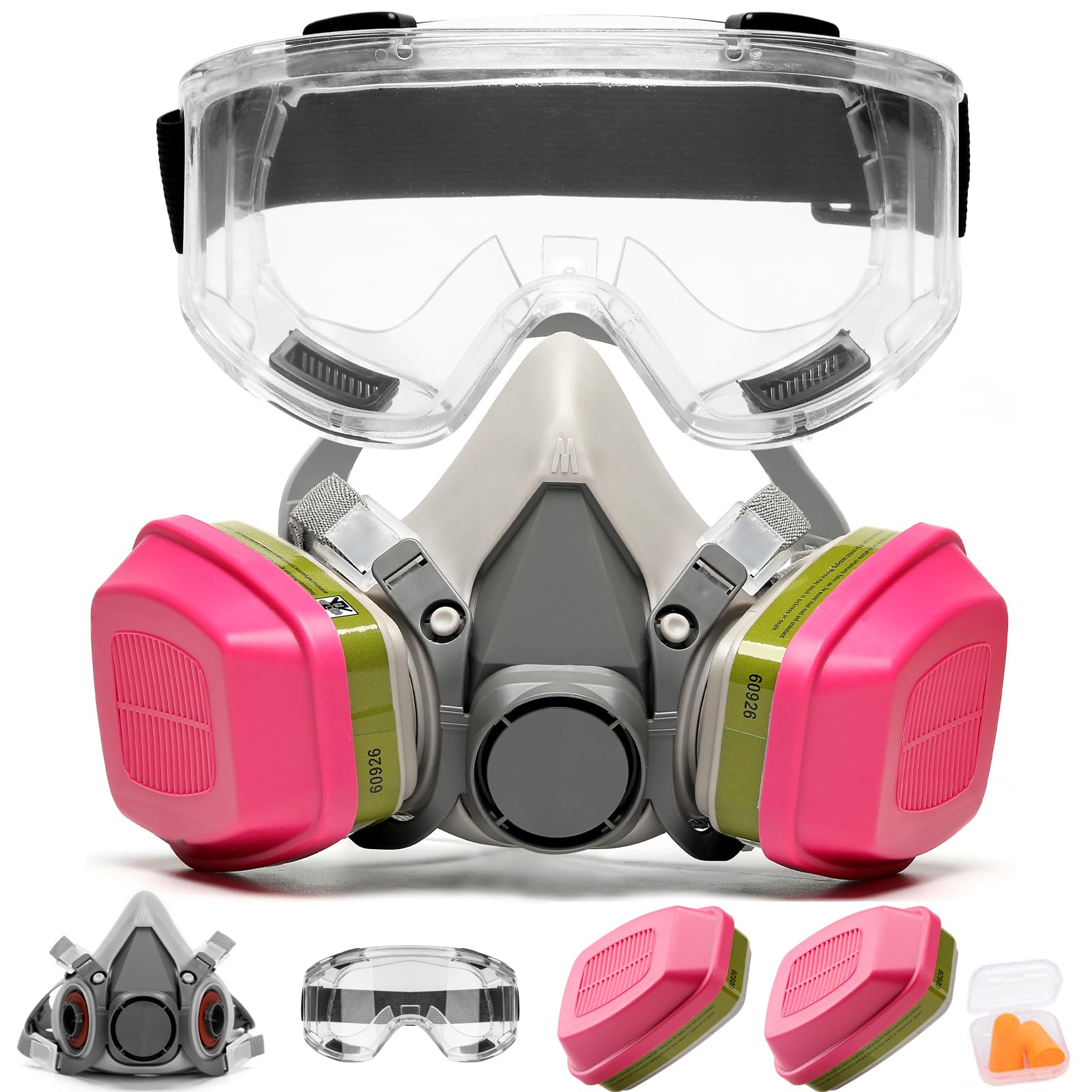 Buy RANKSINGReusable Respirator with Filters and Goggle to Protection