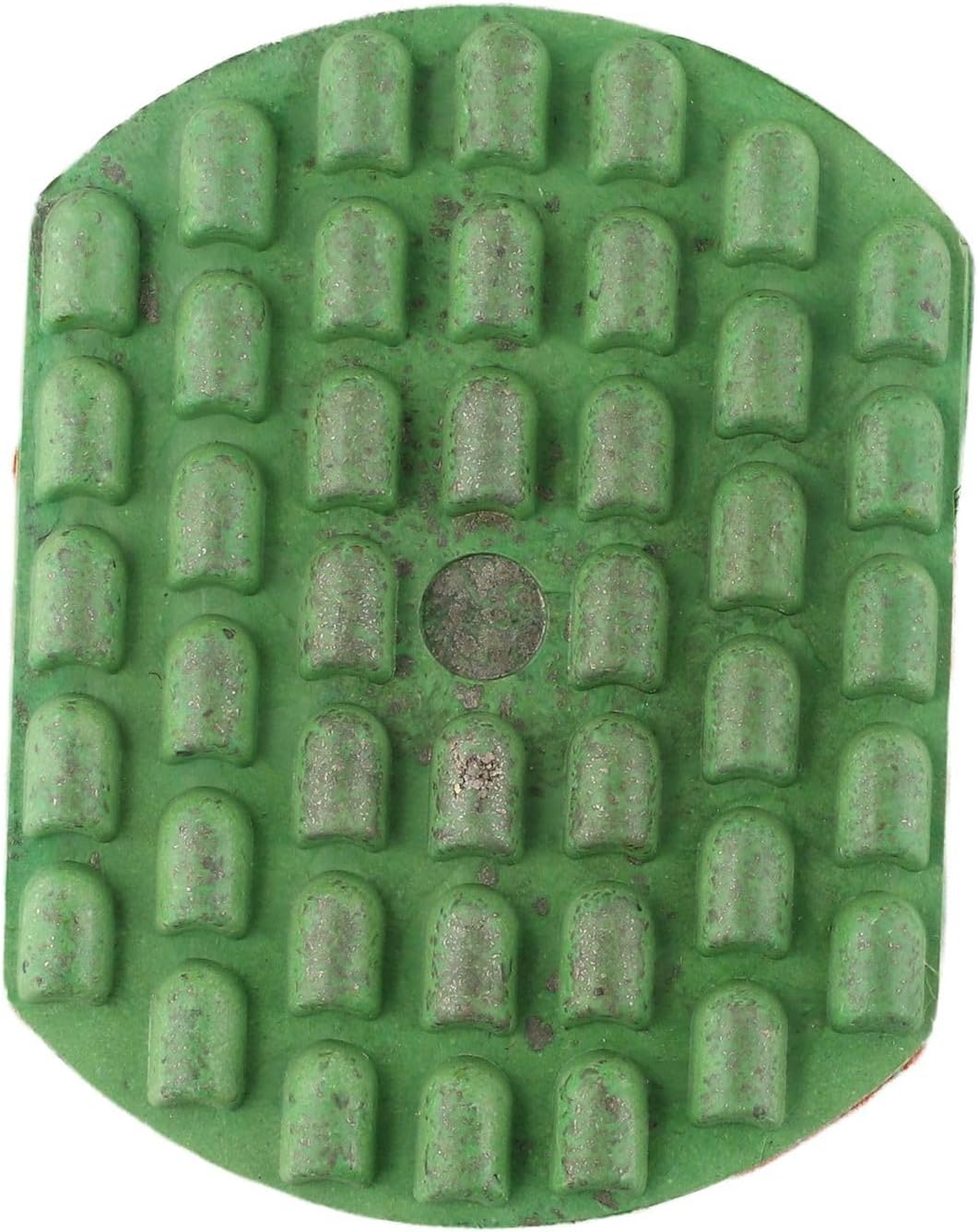 Wear Resistant Polishing Pad Granite Marble Concrete Glass Porcelain Tiles, 100x76x8mm Emery Nylon Sanding Disc Grinding Single Disk Machines, Yellow(NO 2)