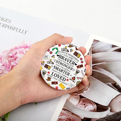 Miniatura 9 de WSNANG Willy Musical Inspired Gift The Chocolate Factory Wonka Maquillaje Espejo Wonka Fans Regalo Musical Lover GIF (Wonka Mirror)