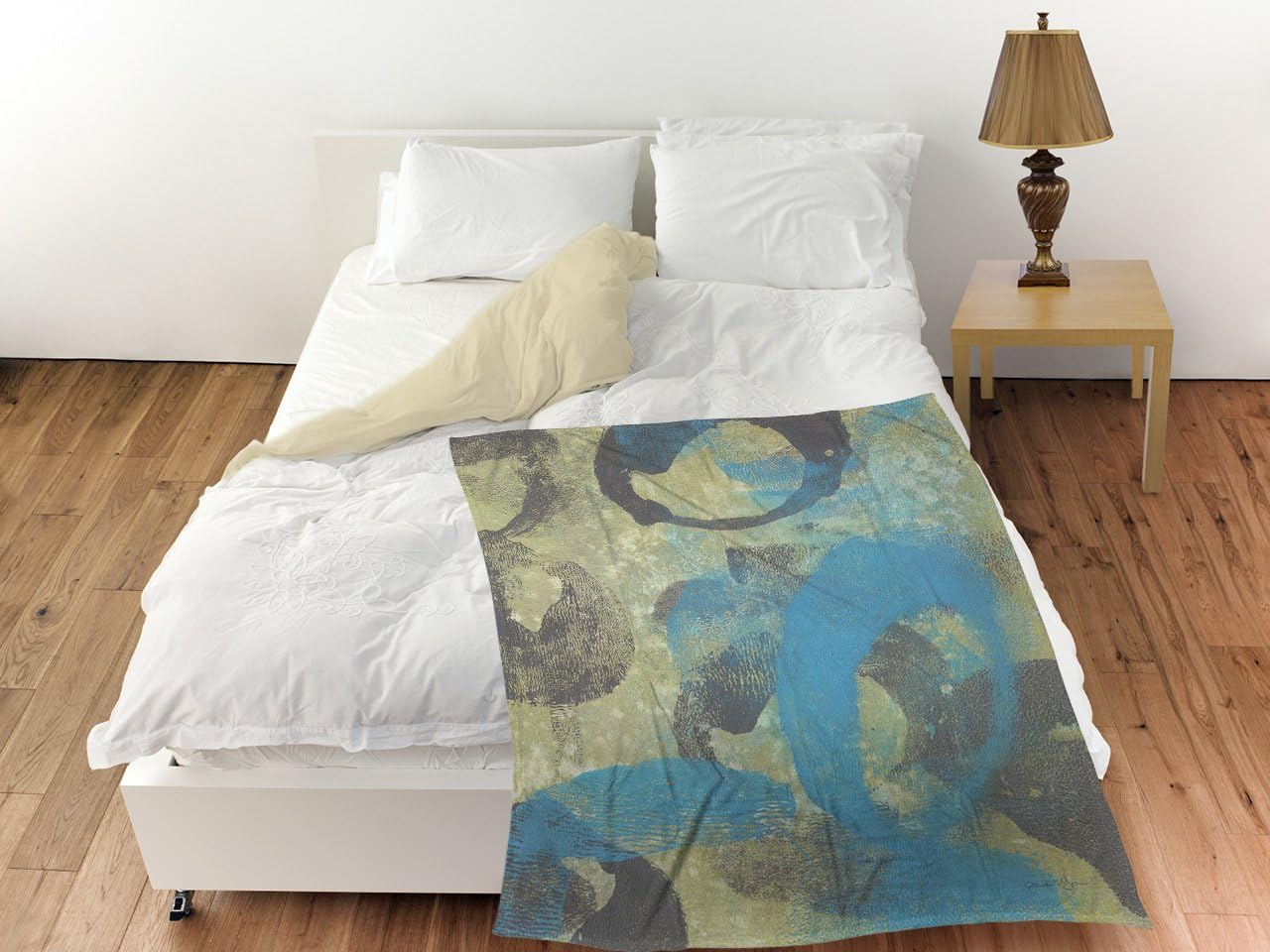 Manual Woodworkers & Weavers Coral Fleece Throw, 50 by 60-Inch, Roll Out 2