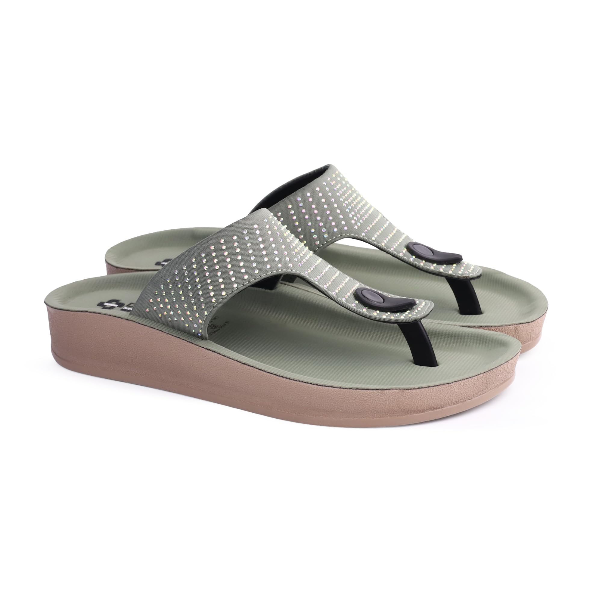 CPL-17 Women’s Slippers with Dr. Soft Cushion Footbed | Stylish Toe-Ring Design, Lightweight & Ideal for Daily Wear-image-6
