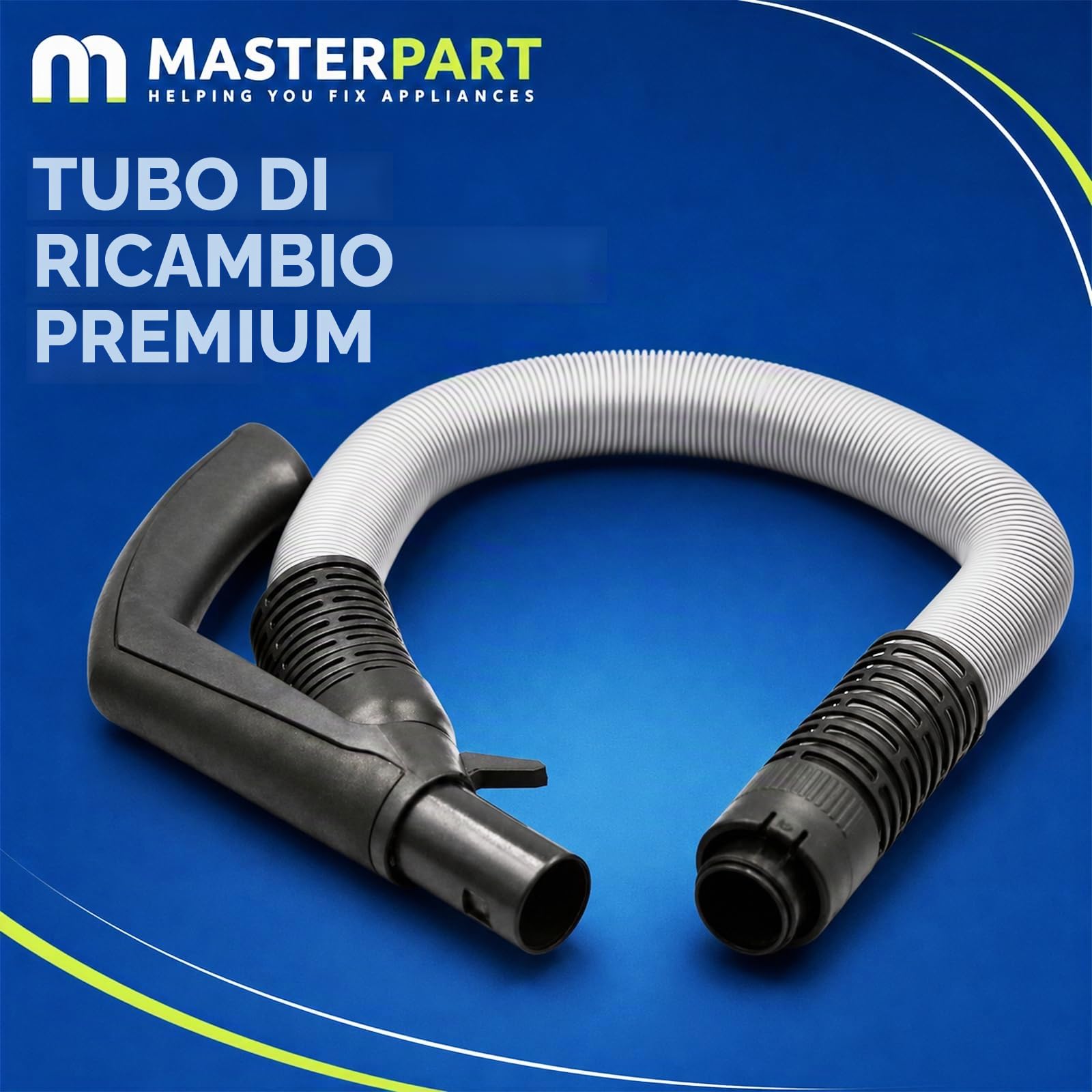 Masterpart Tubo flessibile di ricambio per aspirapolvere Miele S7, U1, compatibile con tutti i modelli Miele Upright S7000 e U1