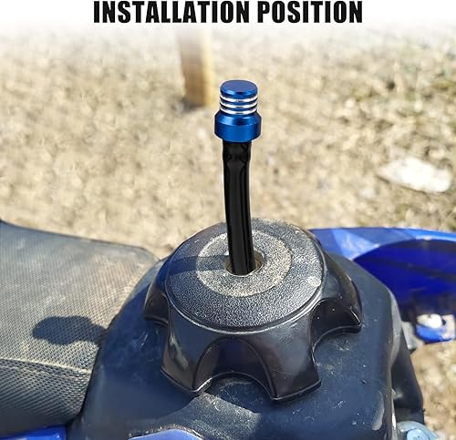 Miniatura 2 de psler - Manguera de ventilación para tapa de combustible de gasolina, tubo de ventilación de válvula de tanque de motocicleta con bola Chekc de