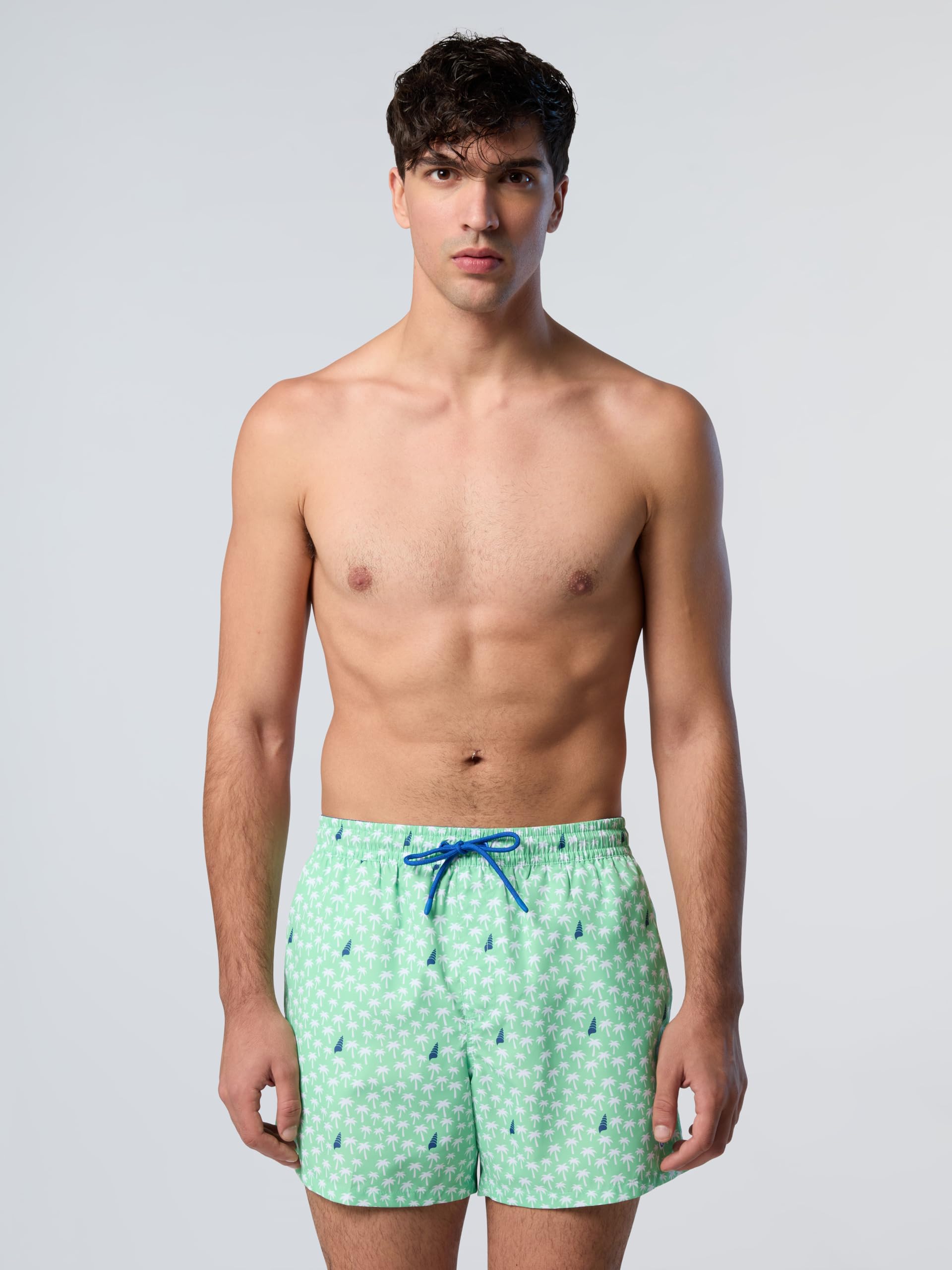 NORTH SAILS Boxer Mare Uomo in Poliestere Riciclato con Stampa Grafica