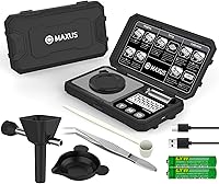 Vista 8 de MAXUS Digital Milligram Scale 50g/0.001g with Calibration Weight, Reloading Scale with Powder Trickler Accessories