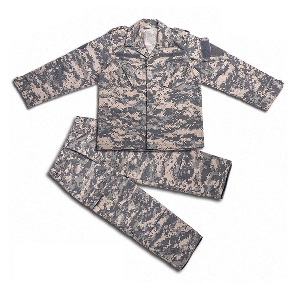 H World EU Tattico Airsoft Bambini Abbigliamento Bambini BDU Caccia Militare Camouflage Combattimento Uniforme Tuta Giacca Camicia e Pantaloni - 3