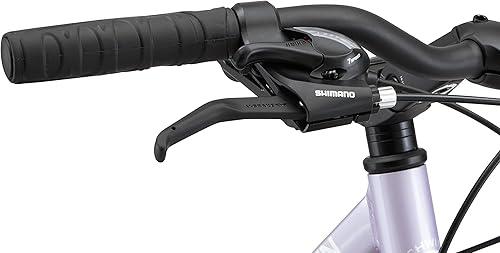 Vista 17 de Schwinn Bicicleta híbrida Network 1, 700c Bicicleta para hombre y mujer, Bicicleta híbrida de 21 velocidades, Marco de aluminio, Horquilla