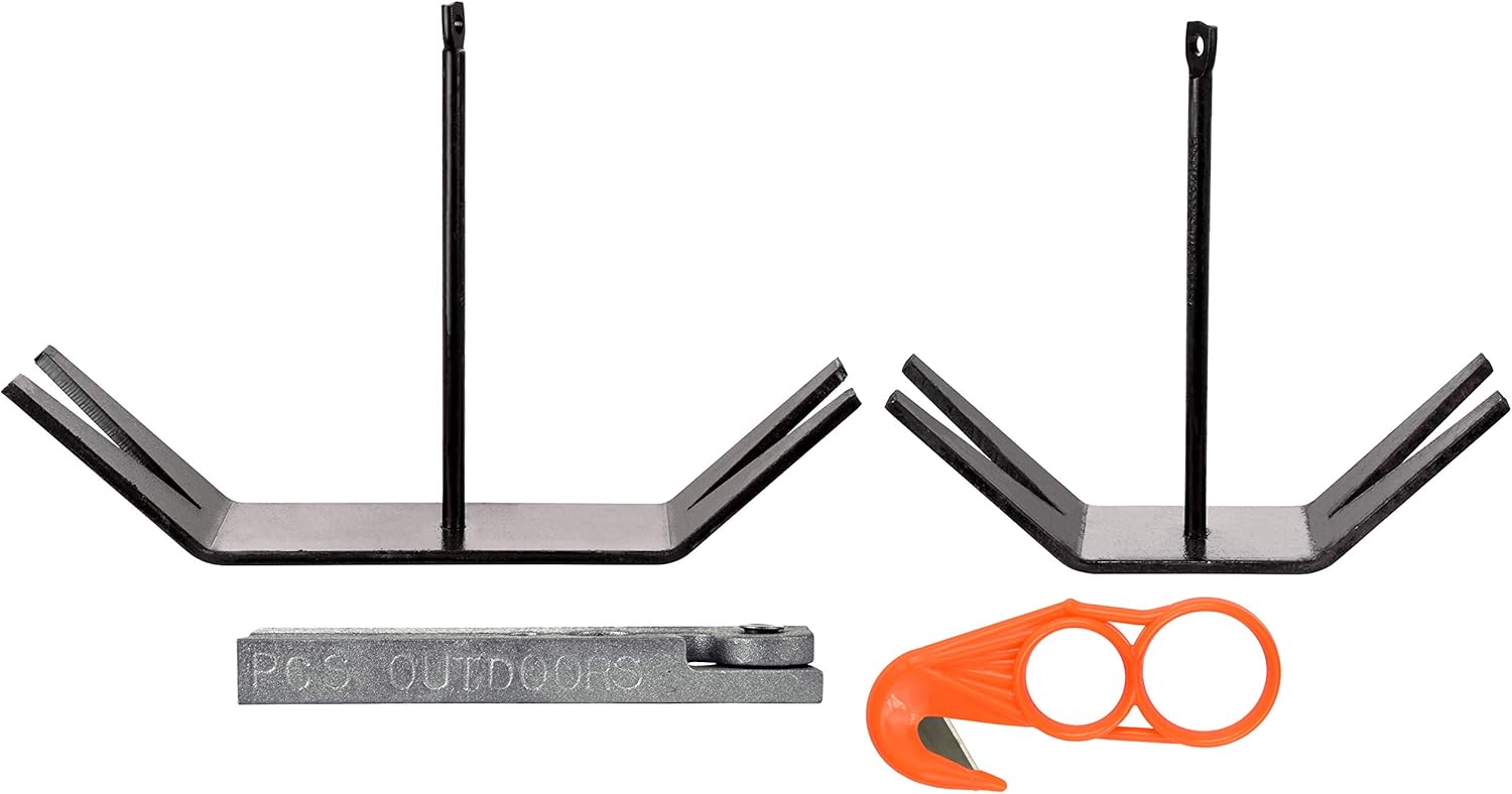 Quick & Easy Trappers Gambrel Value Kit - Free Tail Zipper & PCS Outdoors Aluminum Tail Stripper – Proudly Made in USA