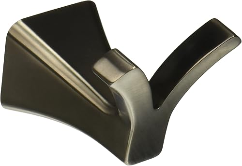 DELTA FAUCET 75235-SS Tesla - Gancho doble para bata, acero inoxidable