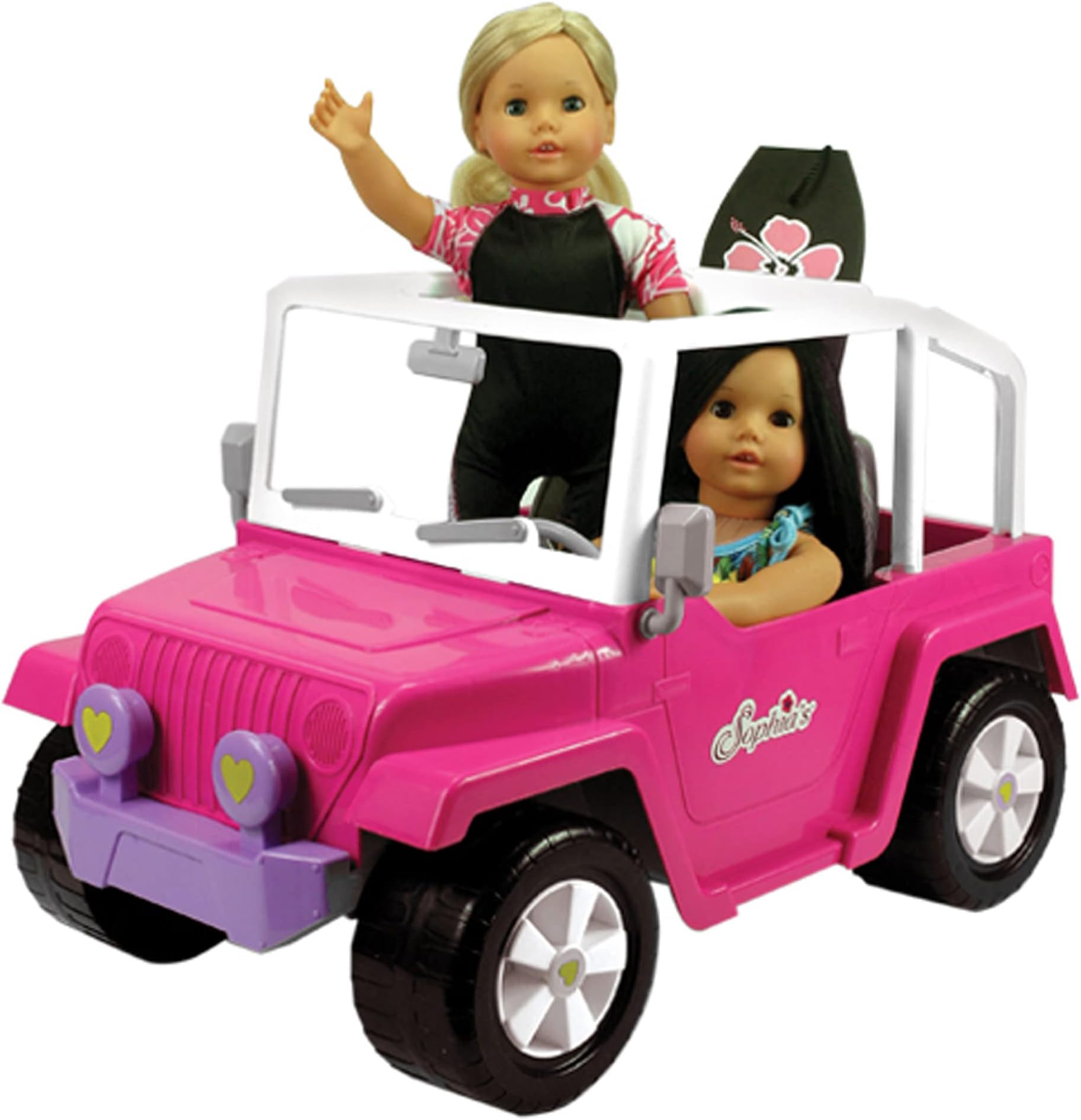 Sophia's 18" Doll Hot Pink 4 x 4 Beach Cruiser Vehicle, Hot Pink