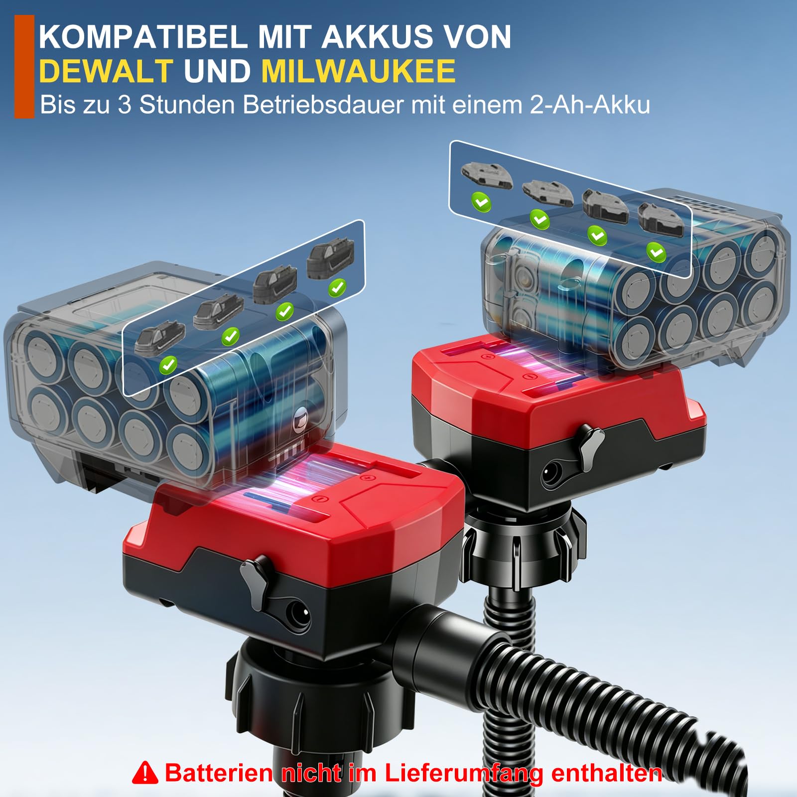 Pompe a carburant avec arrêt automatique et alarme,20L/min,pour essence,diesel et huile.Compatible avec les batteries Makita 18V LXT (BL1850, BL1830, BL1840, etc.).pompe electrique carburant portable.