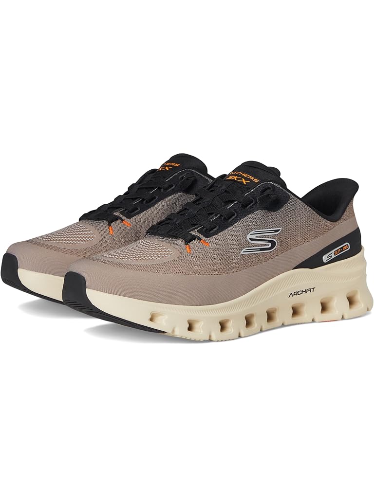 Taupe SKECHERS Arch Fit Glide-Step Pro Hands Free Slip-In