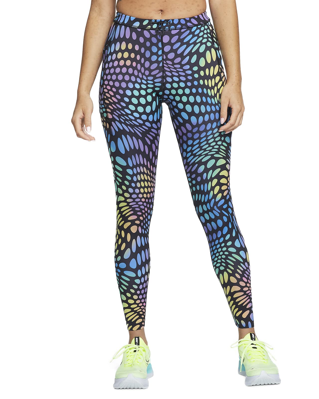 NIKE Df Run Dvn Mr - Legginsy Kobiety