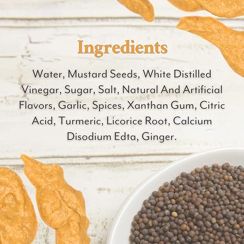 Miniatura 5 de Roland Foods Mostaza picante china, tarro de 4 onzas, paquete de 6