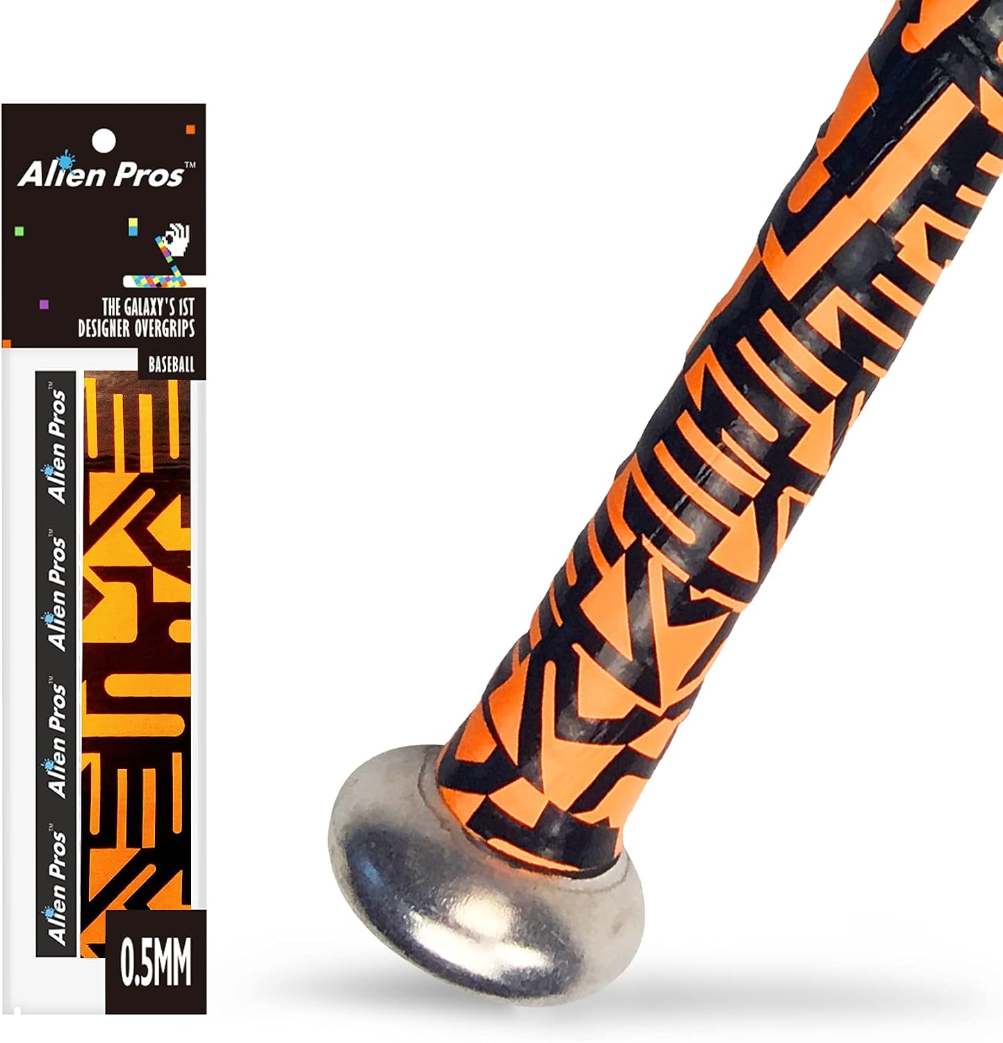 ALIEN PROS Bat Grip Tape for Baseball 0.5MM (1 or 3 Pack) – Precut and Pro Feel Bat Tape – Replacement for Old Baseball bat Grip – Wrap Your Bat for an Epic Home Run