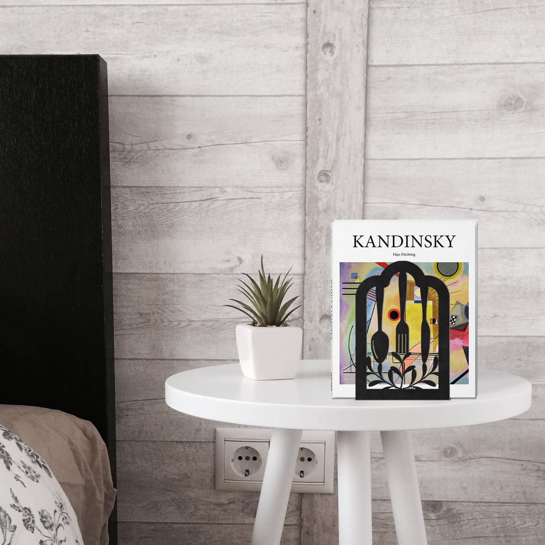 Buchstützen, Metall-Buchstütze, Buchstütze, dekorative, schwere Buchstützen für Regale, dekorative Buchstützen für schwere Bücher, Kochliebhaber, Geschenke | Dekorative Buchstützen für schwere Bücher, rutschfester schwarzer Buchhalter für Einweihungsfeier