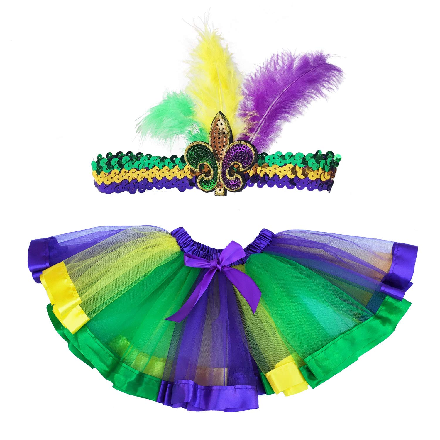 DanballtoPrincess Costume Birthday Party Fancy Dress Up for Girls with Accessories 2-8 Years