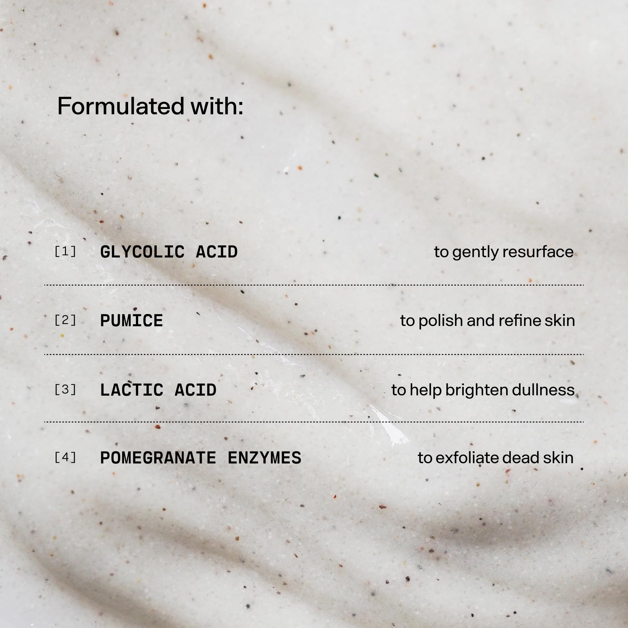 Versed Buff It Out AHA Exfoliating Body Scrub and Mask - Lactic Acid & Glycolic Acid Exfoliant - Microfine Pumice Body Exfoliator to Polish and Smooth Bumpy, Dry Skin - Vegan & Cruelty-Free (8 oz)