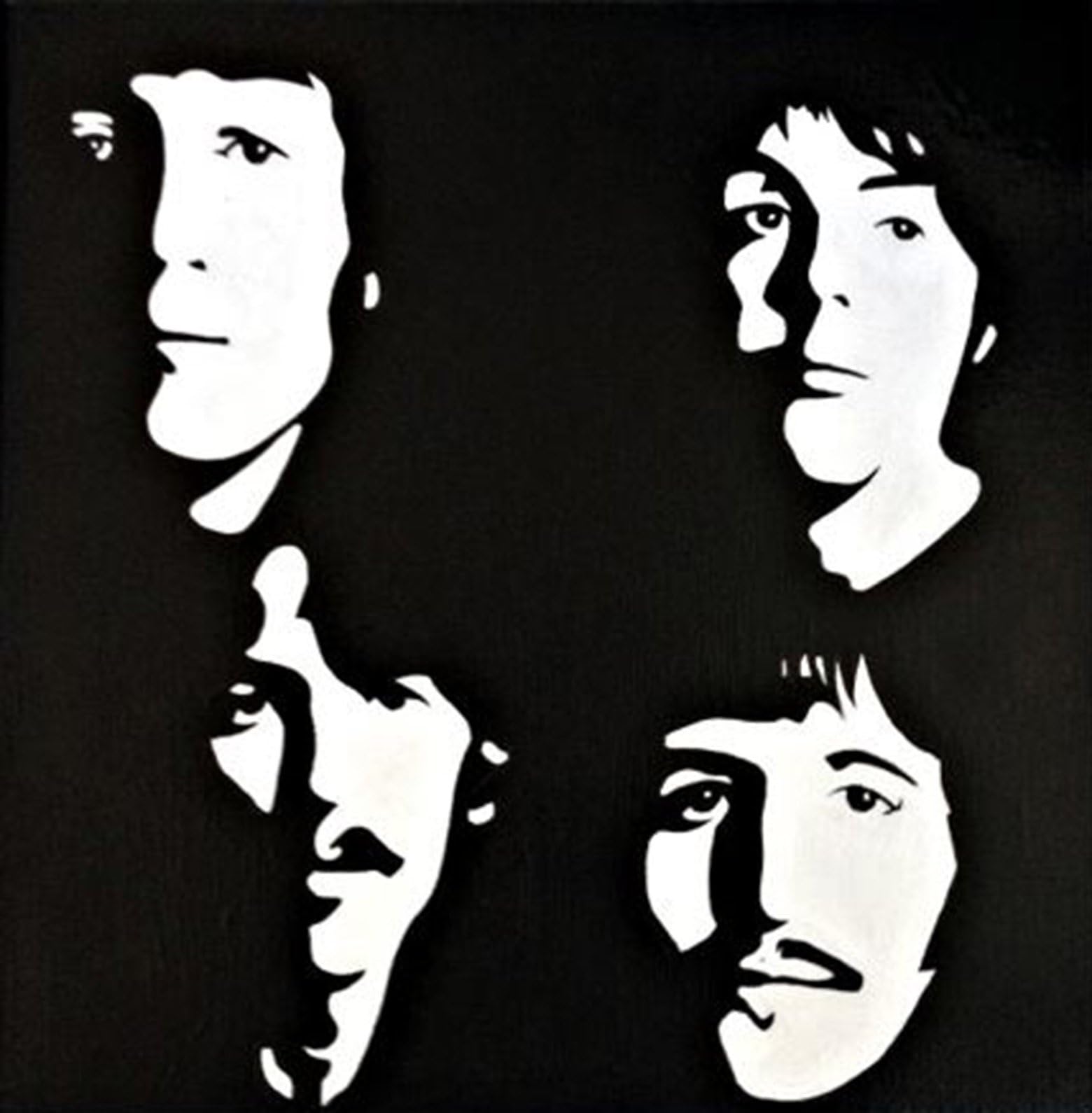 The Beatles Acrylic Pop Art Painting On Canvas