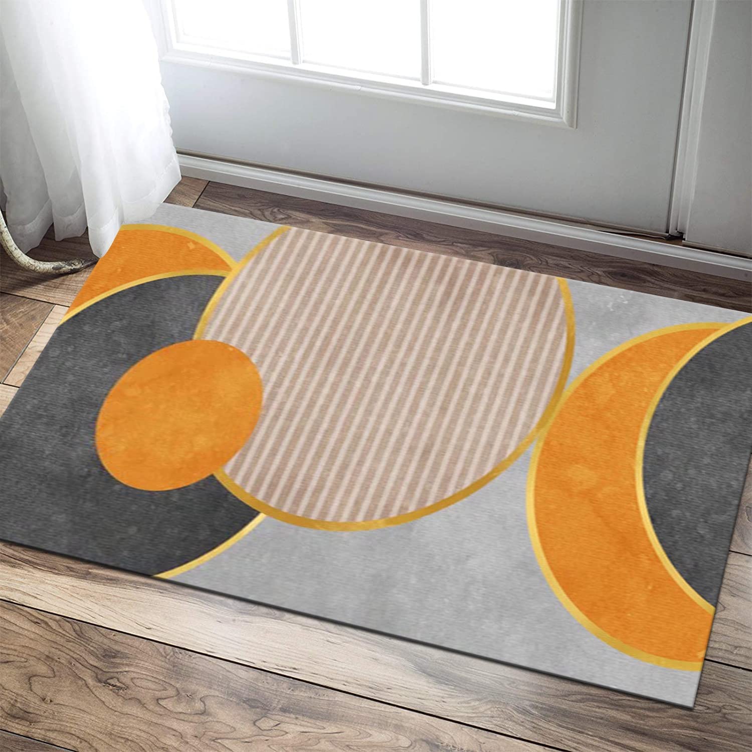 Stqyeiw Teppich Läufer 80x120cm - Rutschfester Flurteppich Waschbar