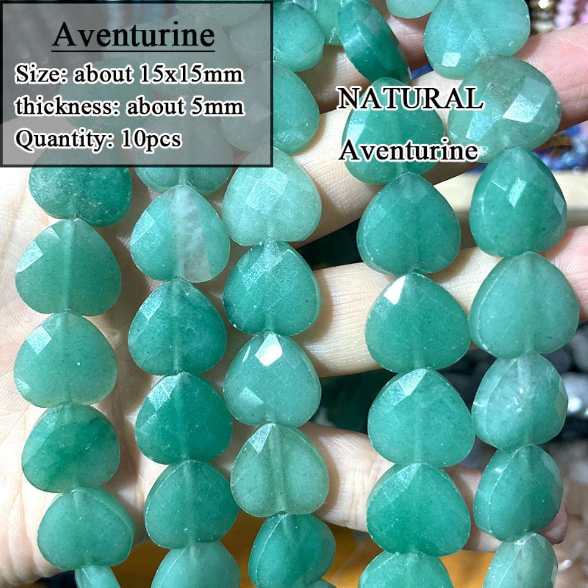 NBEADS 24 Pz 6 Stili Gemstone Perline Europee, 2 Taglie Grande Foro Perline di Pietre Preziose Naturali Rondelle Sintetiche Catene Distanziatore Perline per Braccialetto Collana Creazione di Gioielli
