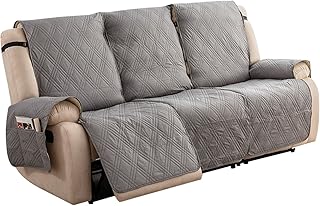 Genina Couch Cover for Reclining Couch 3 Seat Non-Slip, Recliner Sofa Covers for 3 Cushion Couch, Furniture Protector Cove...