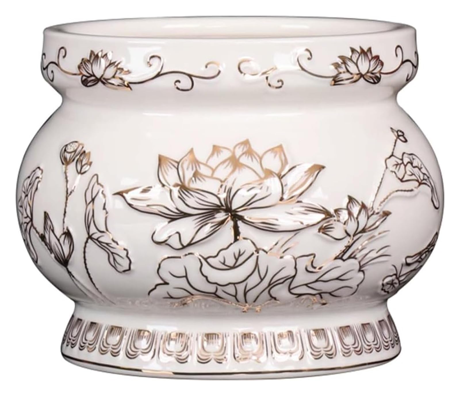 Brûleurs d'encens d'intérieur en porcelaine blanche haute finition
