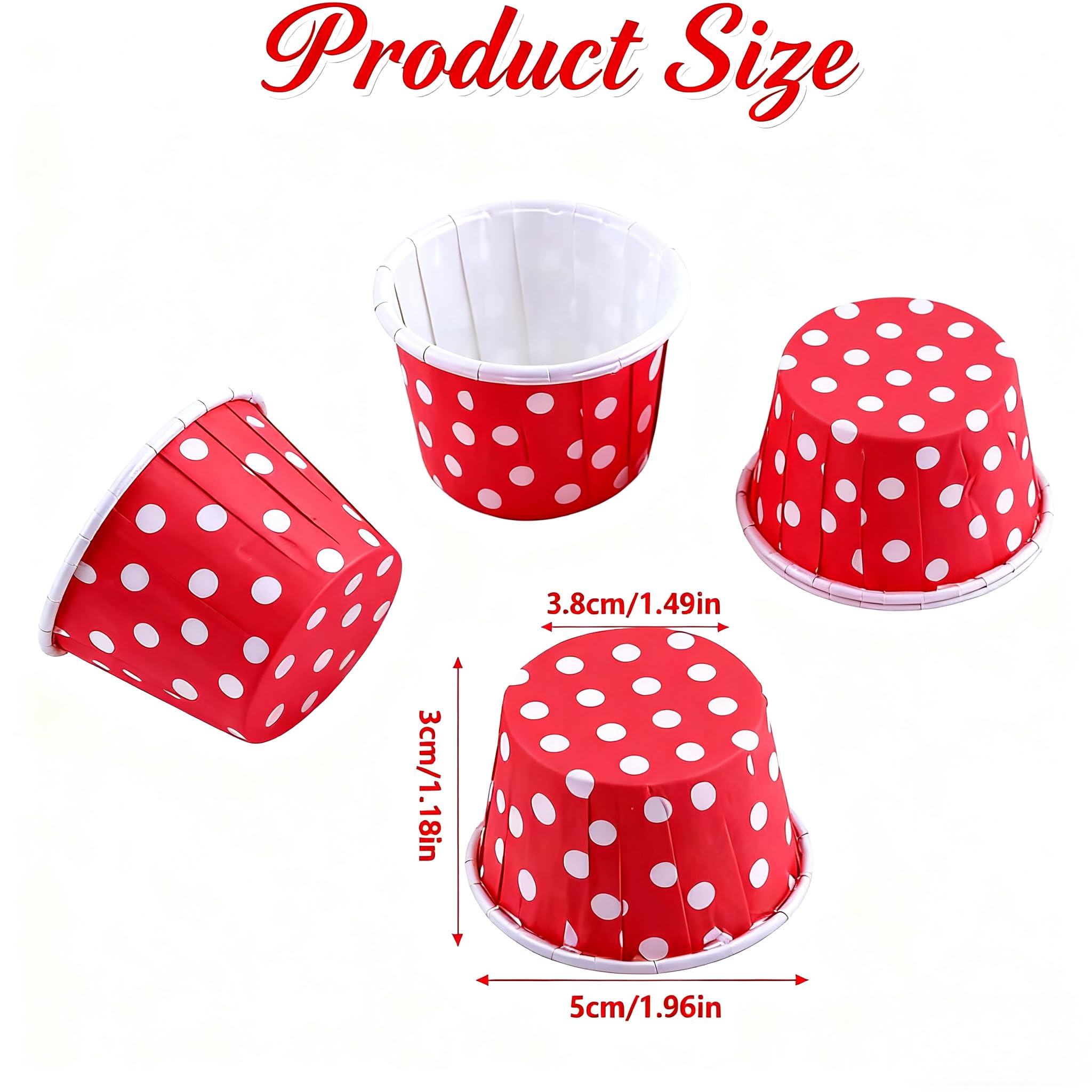 Pirottini per Muffin, 100 Pezzi Pirottini di Carta per Muffin Multicolore Pirottini Cupcake per Cottura Dolce al Forno per Cupcake per la Cottura, Dolci, Feste, Compleanni, Matrimoni