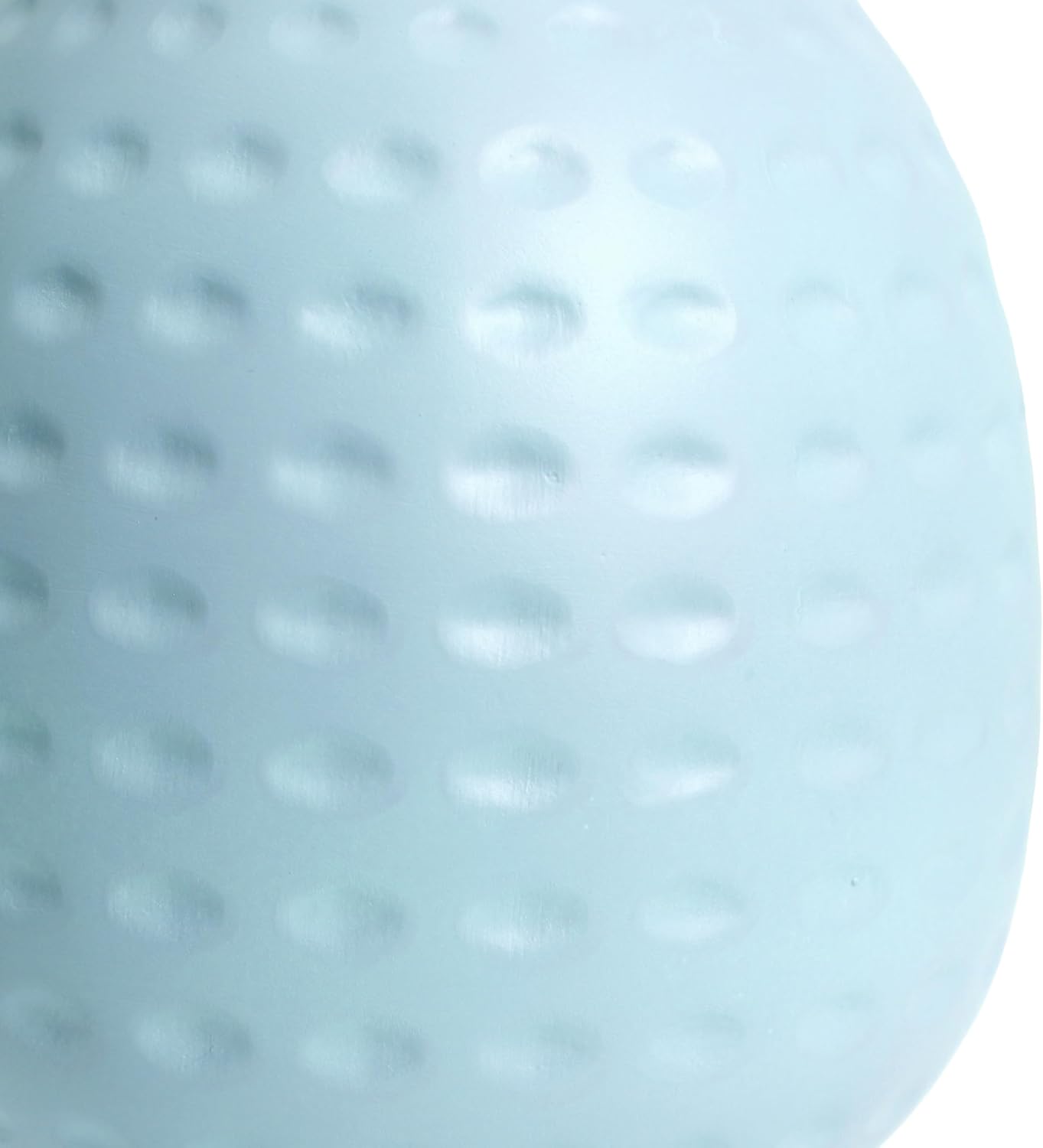 Simple Designs LT1161-BBY 12.5" Chic Glow Petite Dimpled Ceramic Table Lamp, for Bedroom, Office, Living Room, Baby Blue