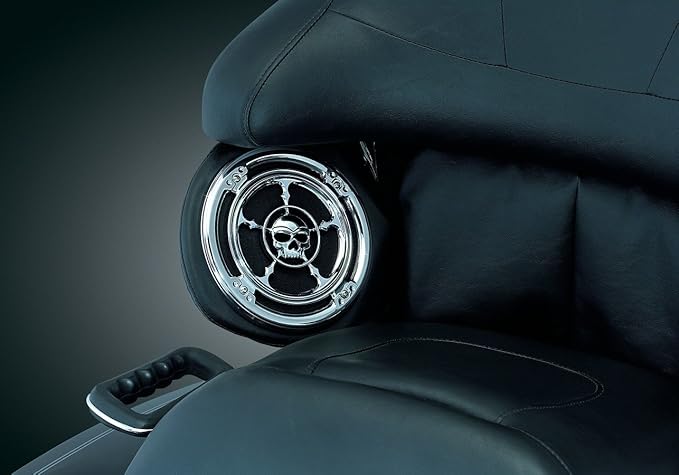 Kuryakyn 3792 Accesorios Parlantes Traseros Chrome para Harley-Davidson Touring 1998-2013 miniatura 2