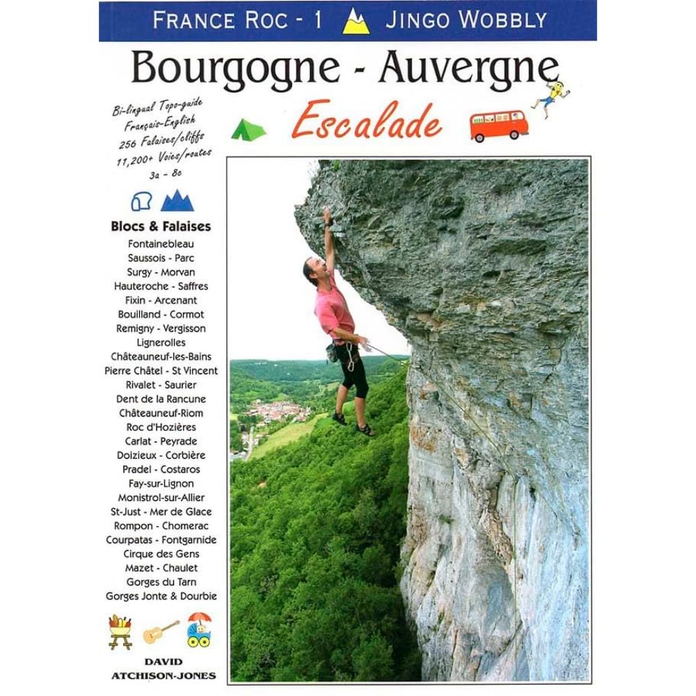 France Roc 1 - Bourgogne - Auvergne by David Atchison-Jones (Paperback Book)