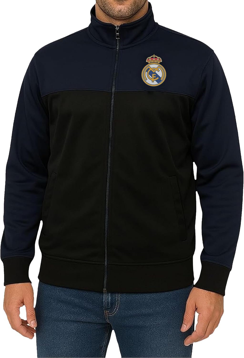 Icon Sports Officially Licensed Real Madrid CF Track Jacket - Unisex Adult - Image 5