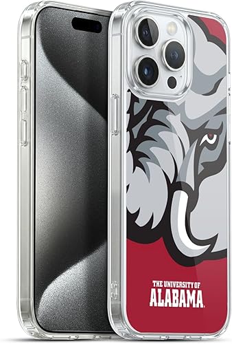 Miniatura 238 de Head Case Designs Funda de gel con logotipo oficial de la Universidad de Alabama UA [protección de grado militar] compatible con Apple iPhone 11